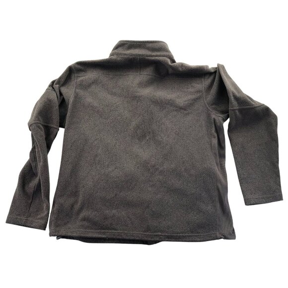 Merrell Mens Fleece Jacket Size XL Full Zip Stand Collar Brown Outdoors Casual - Picture 2 of 12